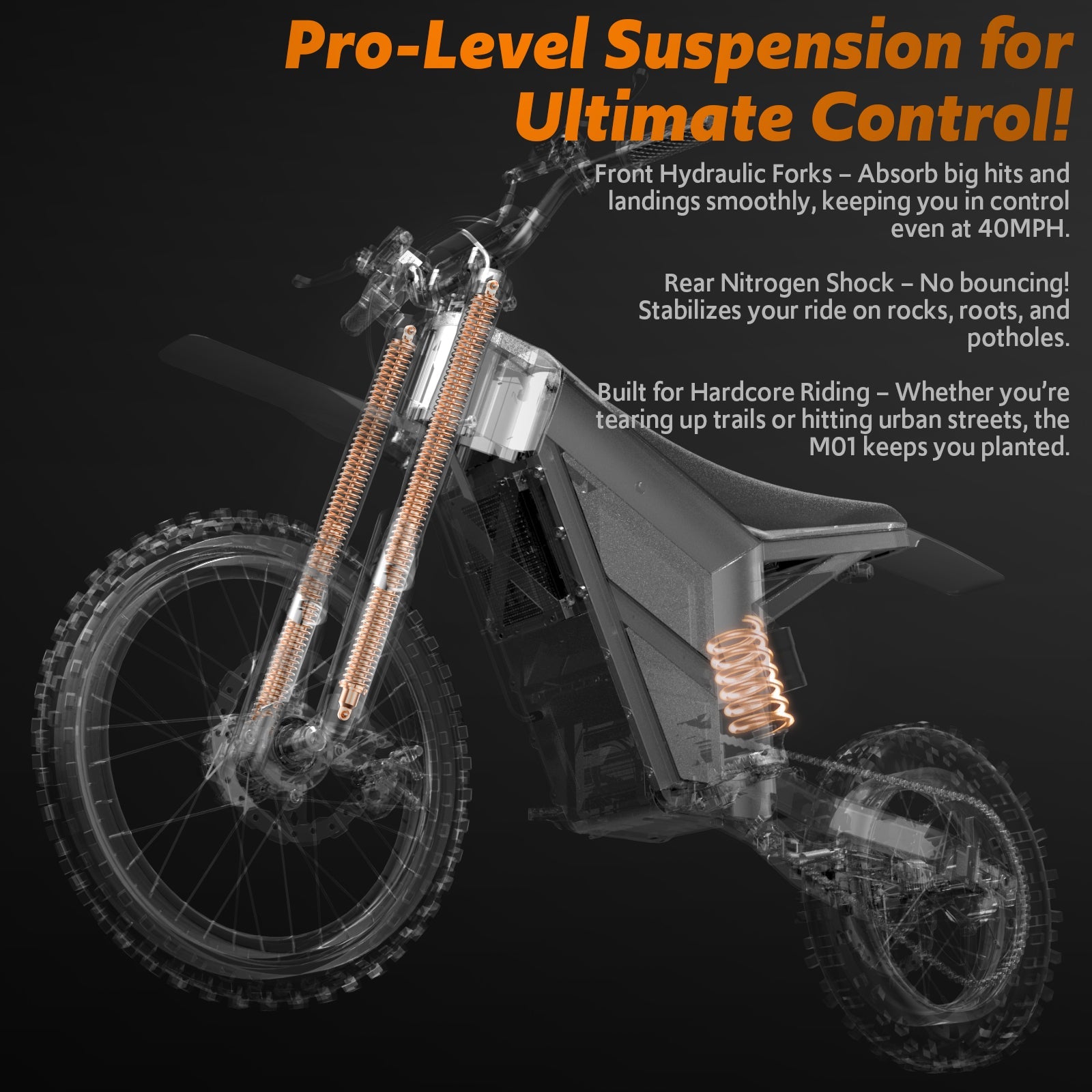M02 Electric Dirt Bike for Adults & Teens